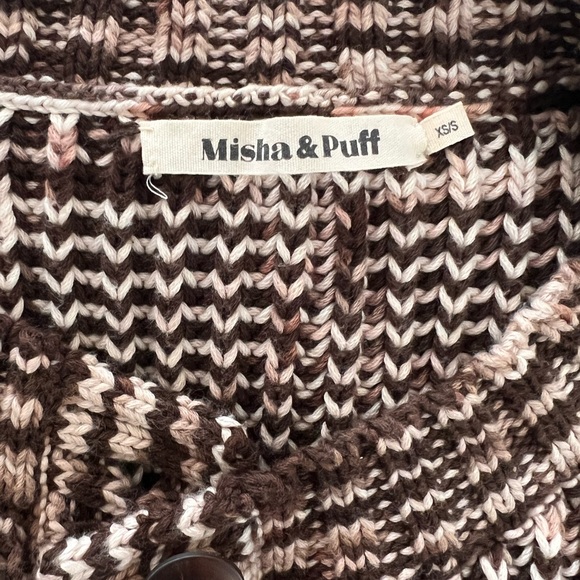 Misha & Puff Space Dye Fisherman Cardigan - Picture 4 of 7